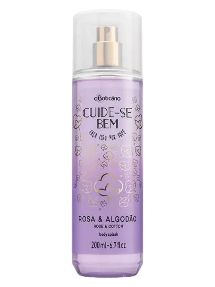 Cuide-Se Bem Rosa E Algodão