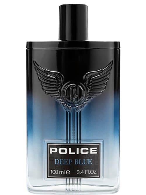 Police Contemporary Deep Blue